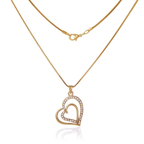 Golden pendant on a chain. golden-pendant-5jB.jpg
